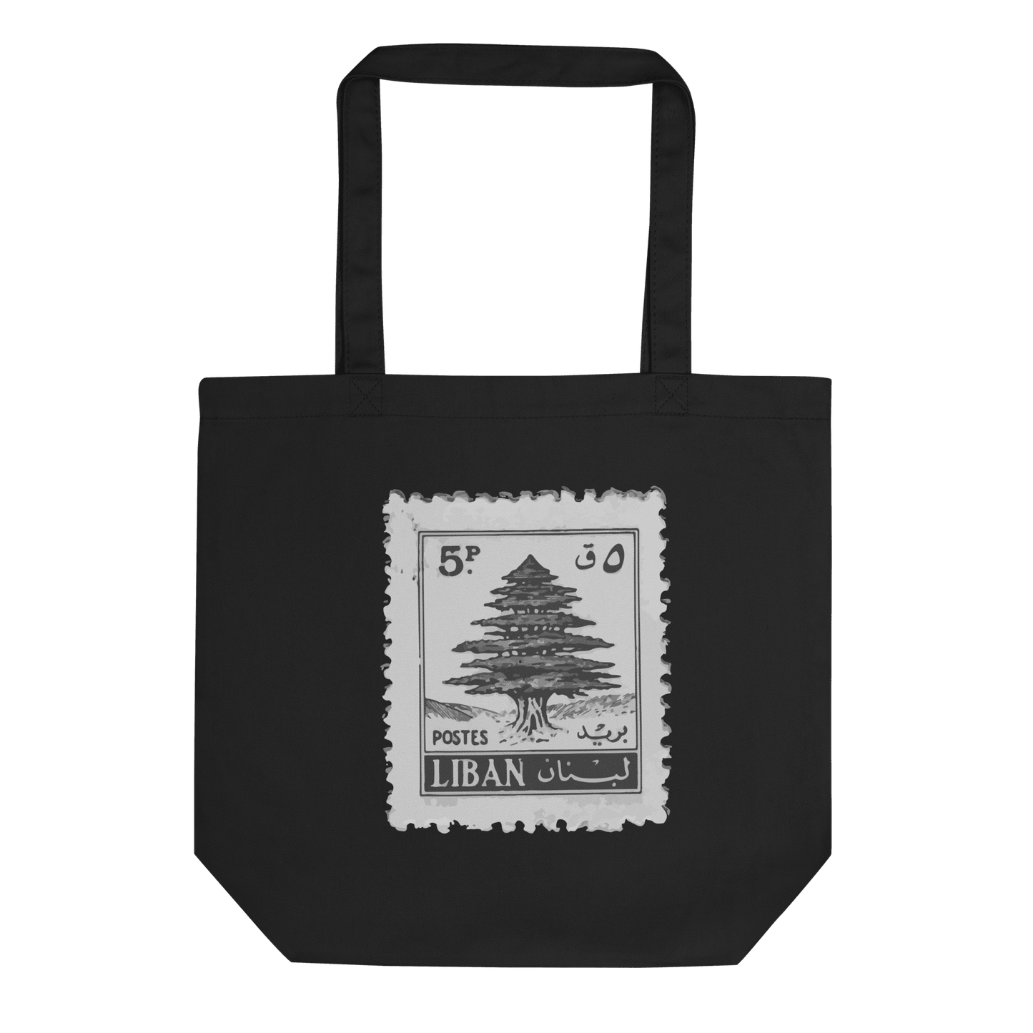 Lebanese Stamp Tote Bag