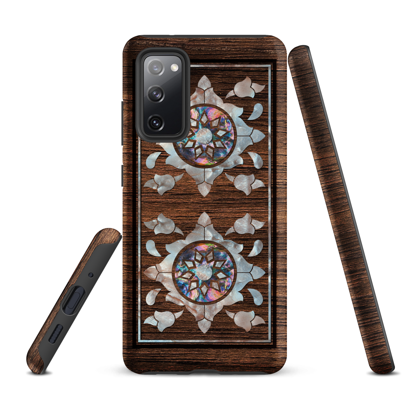 Syrian Mozaic Arabesque Floral Pearl Samsung Tough Cover