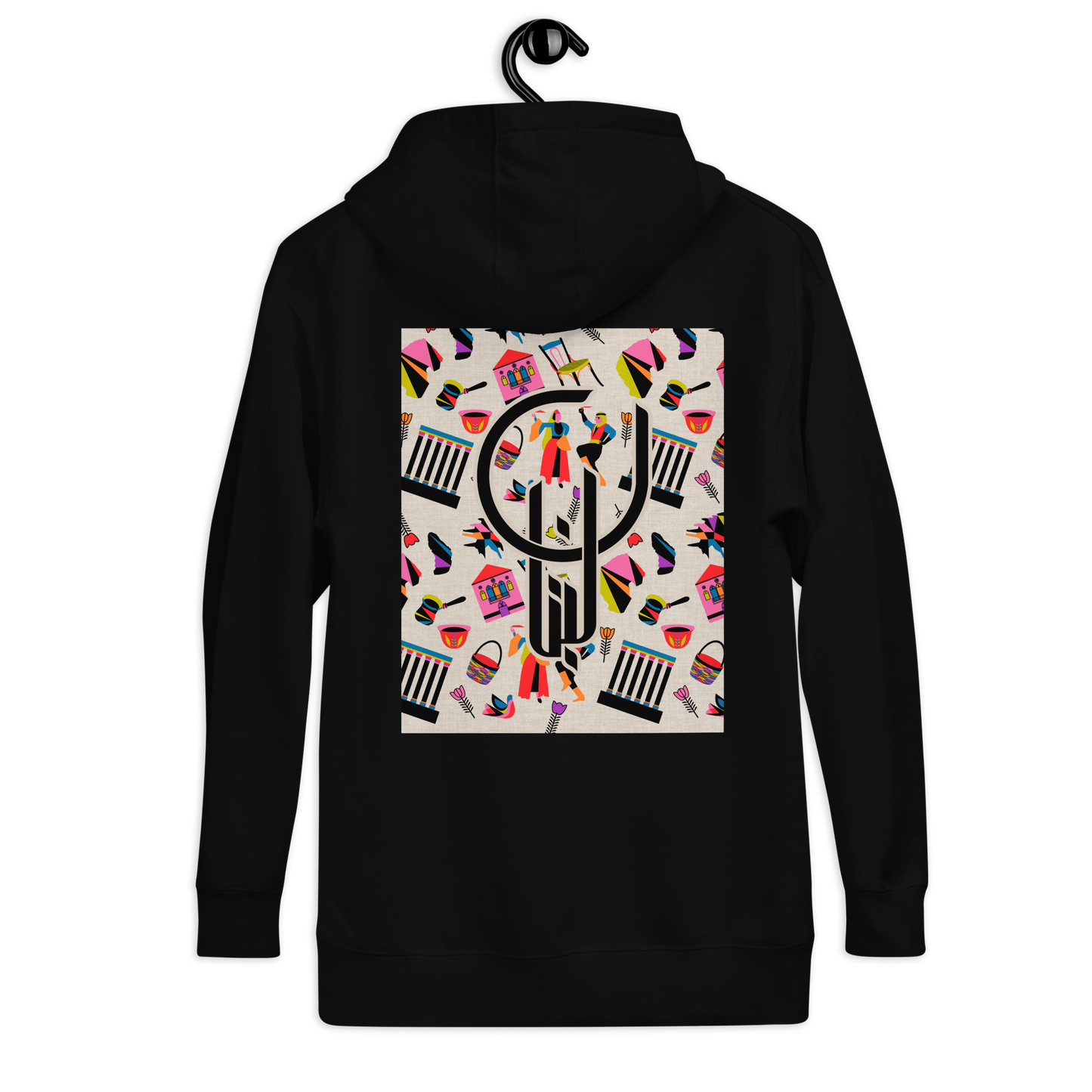 Lebanon Logo & Lebanese Pattern Unisex Hoodie