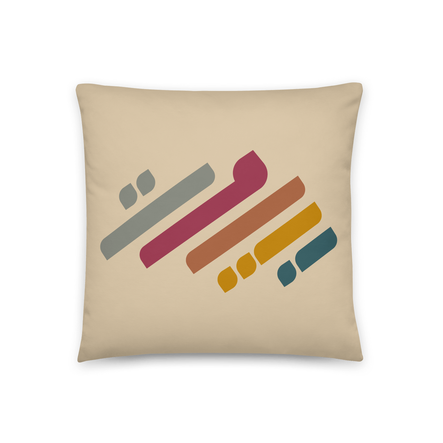 Retro Beirut Logo Cushion