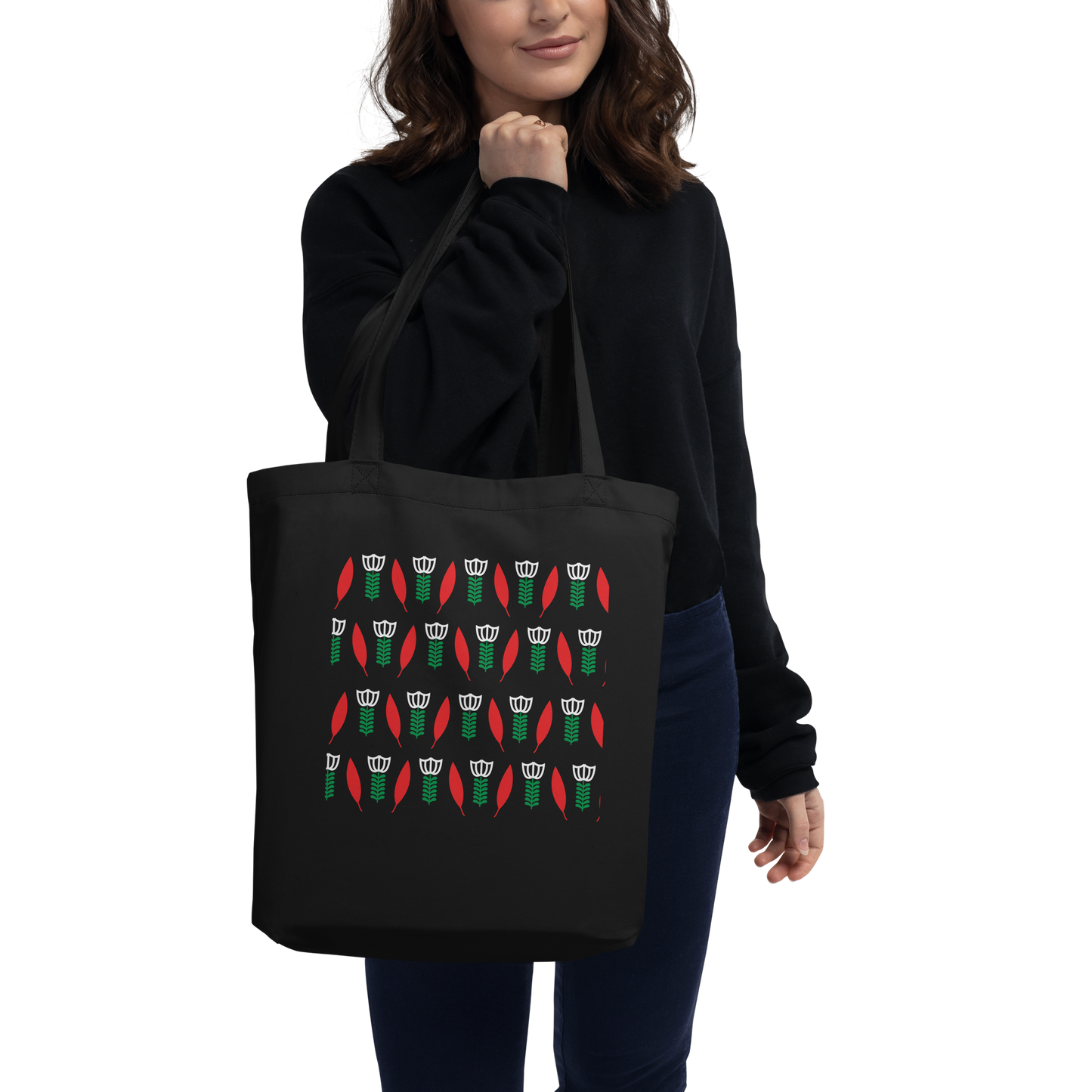 Fenjin Kahweh - Motif de feuilles Tote bag