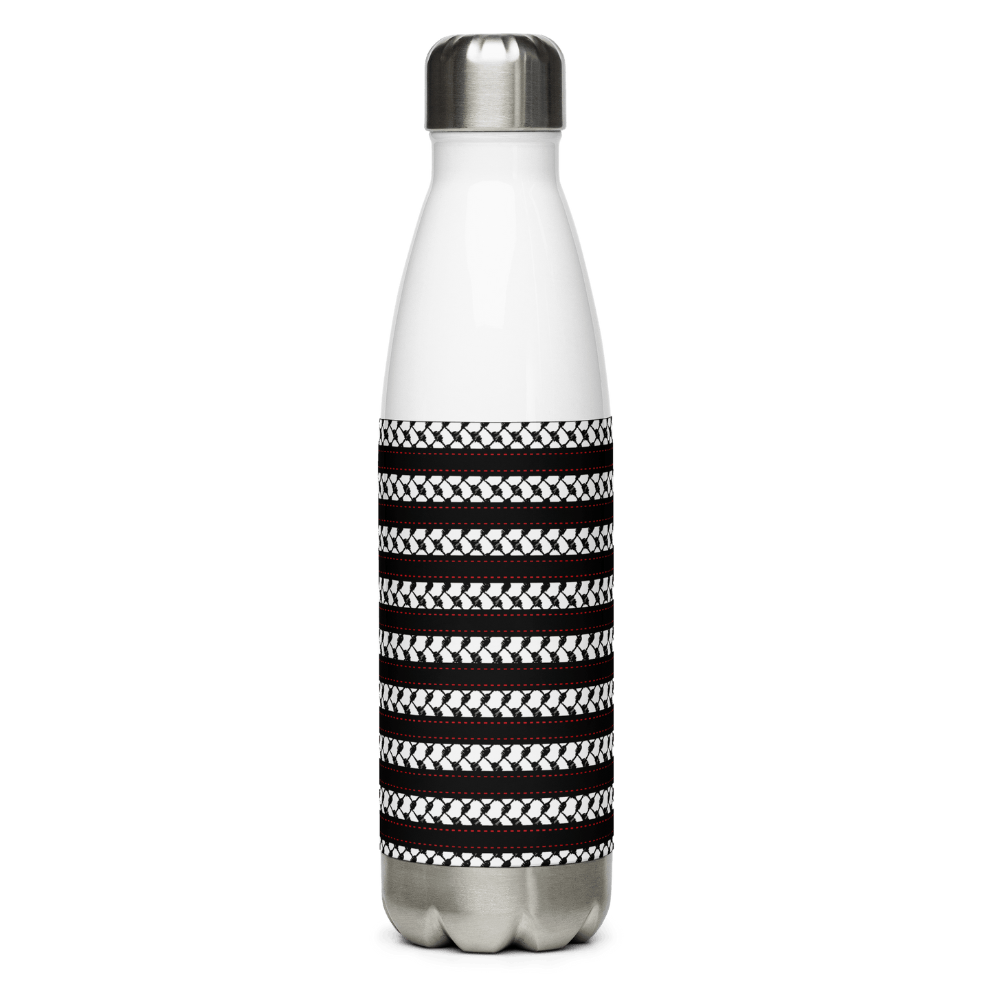 Palestinian Scarf Water Bottle