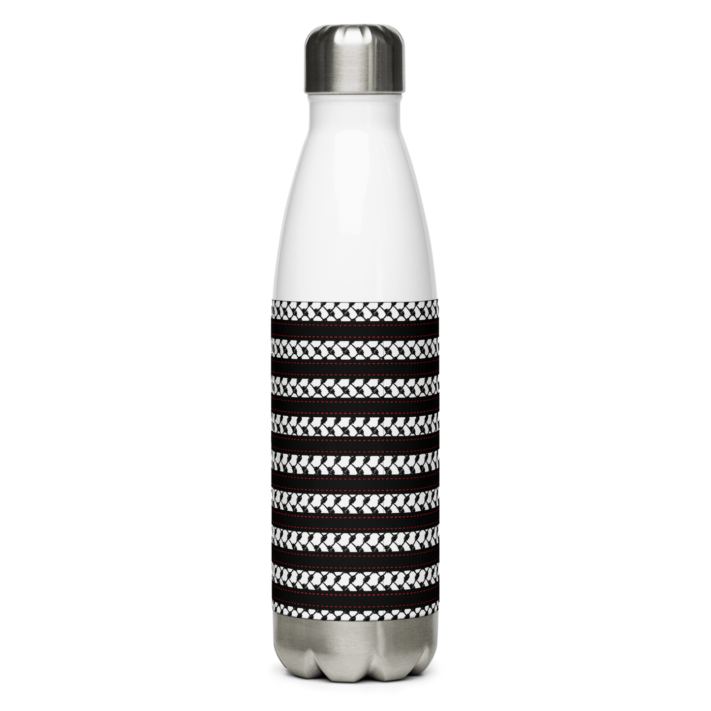 Palestinian Scarf Water Bottle