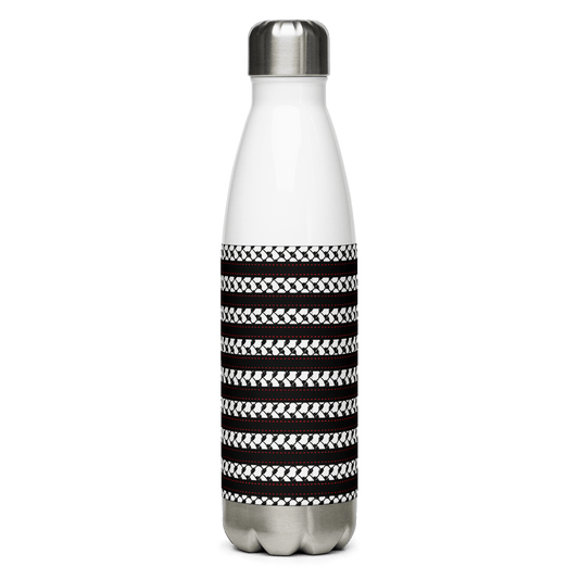 Palestinian Scarf Water Bottle