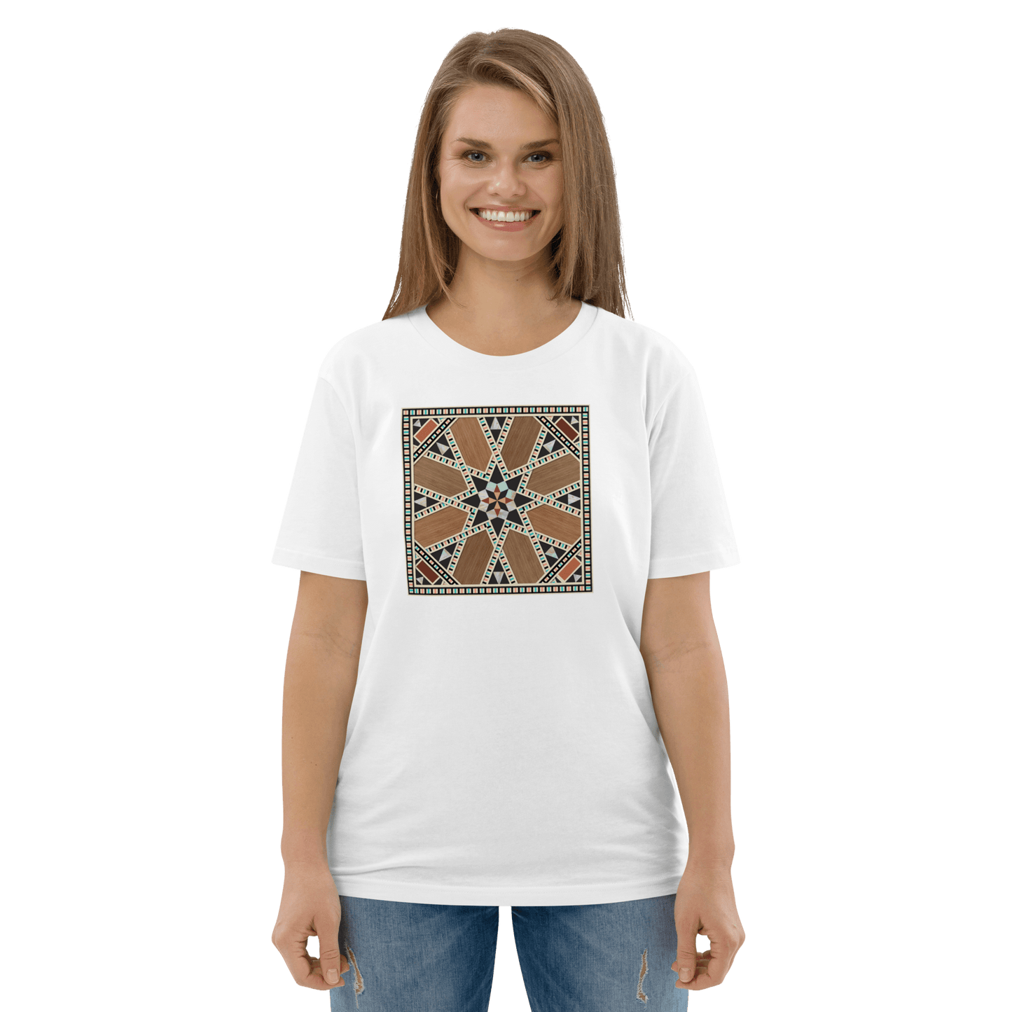 Syrian Mozaic Pattern Women Tshirt