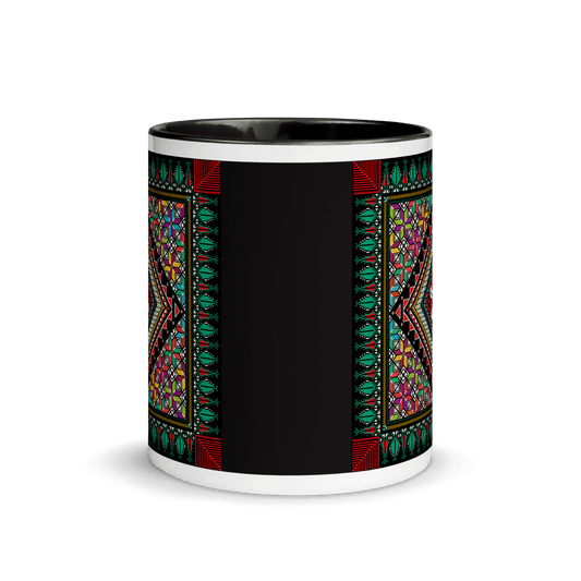 Palestinian Tatriz Colorful Pattern Mug