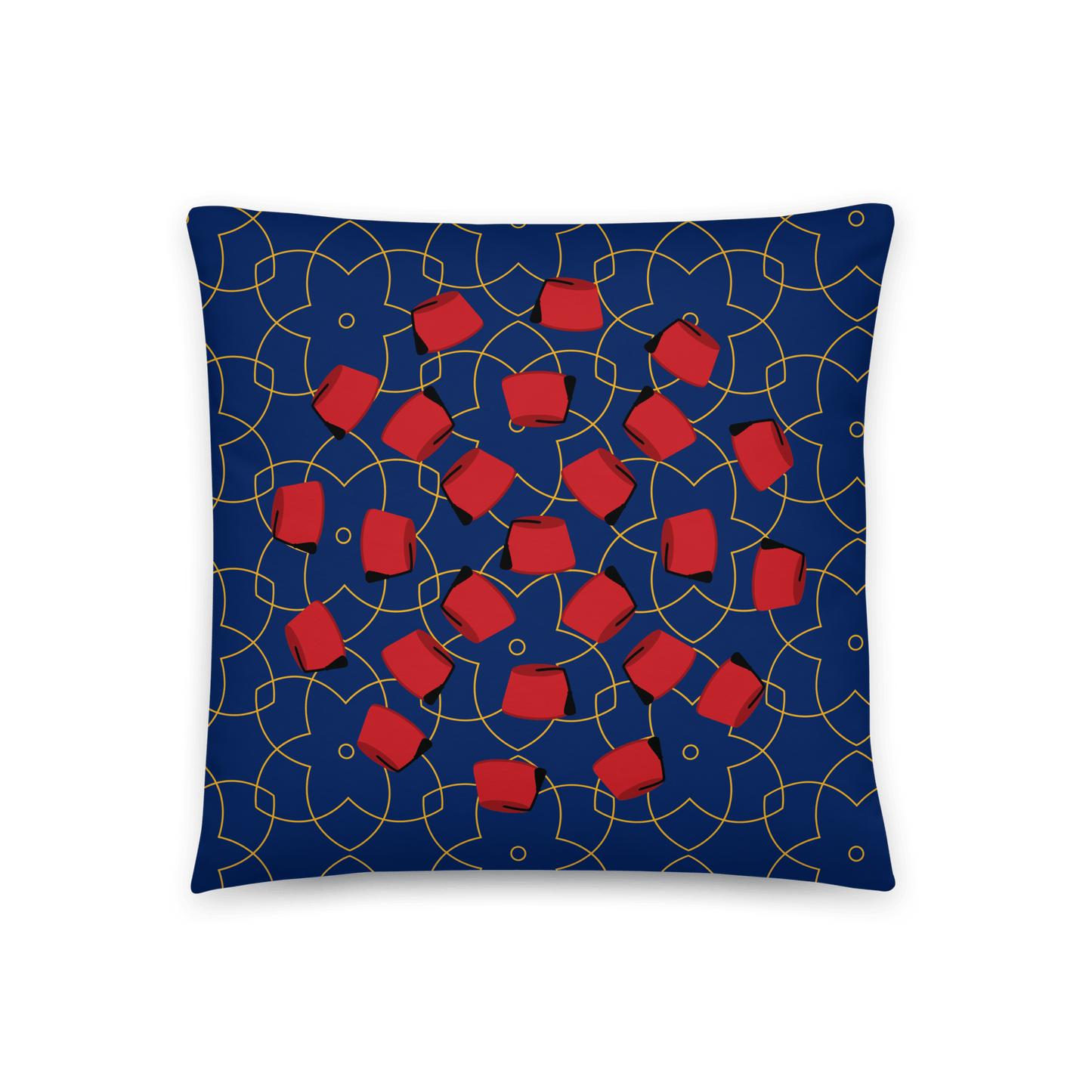 Tarboush Pattern Lebanese Cushion