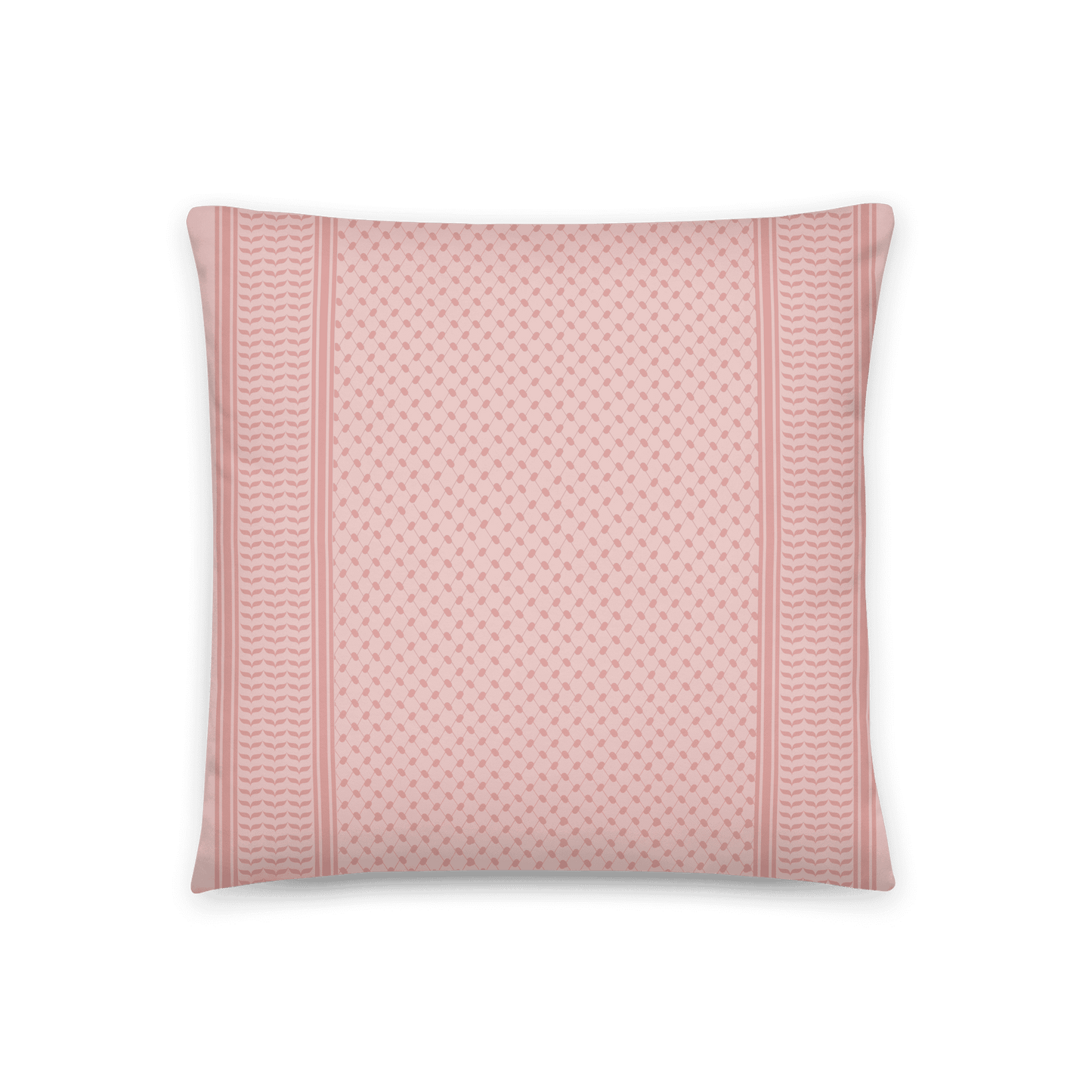 Palestinian Kuffieh Pink Cushion