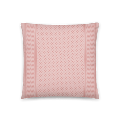 Palestinian Kuffieh Pink Cushion