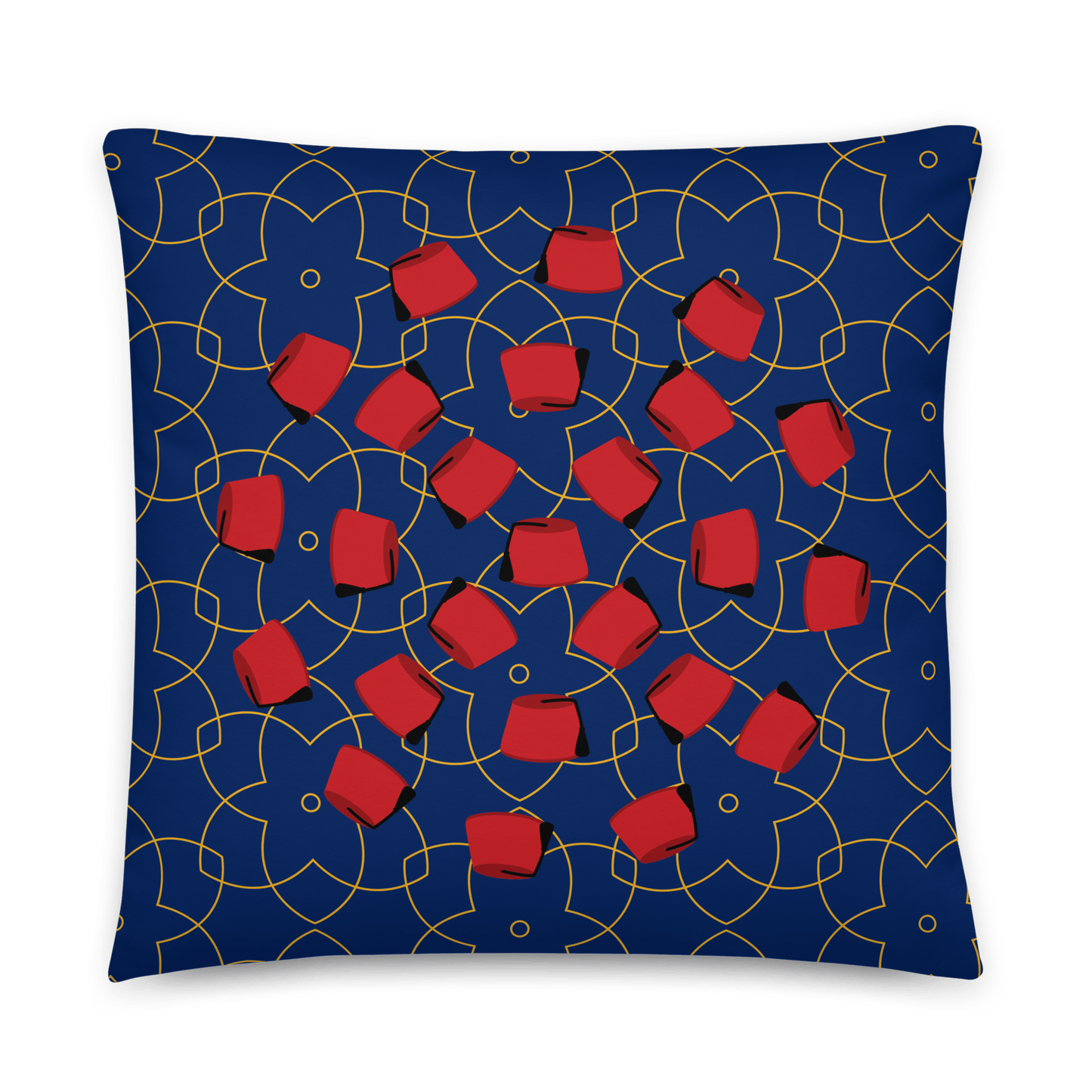 Tarboush Pattern Lebanese Cushion