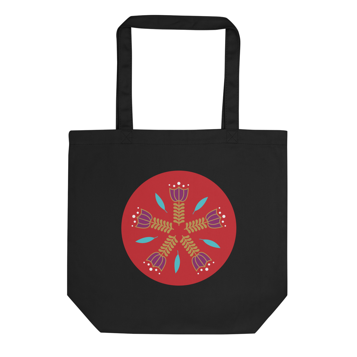 Lebanese Kahwa Flower Patch Eco Tote Bag