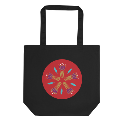 Lebanese Kahwa Flower Patch Eco Tote Bag