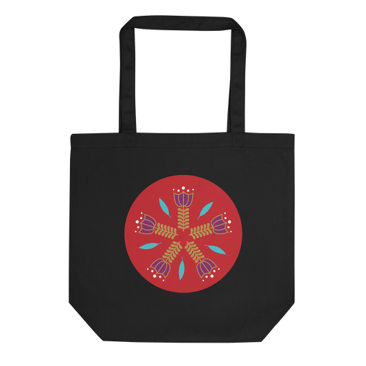 Lebanese Kahwa Flower Patch Eco Tote Bag