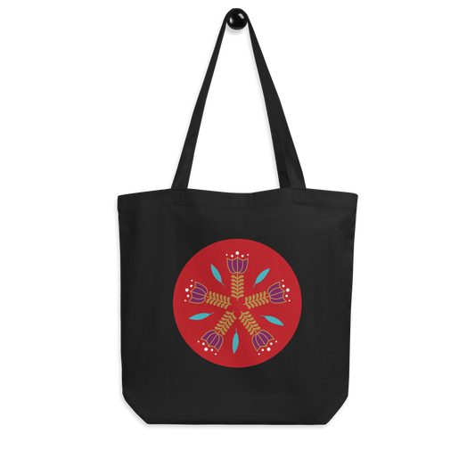 Lebanese Kahwa Flower Patch Eco Tote Bag