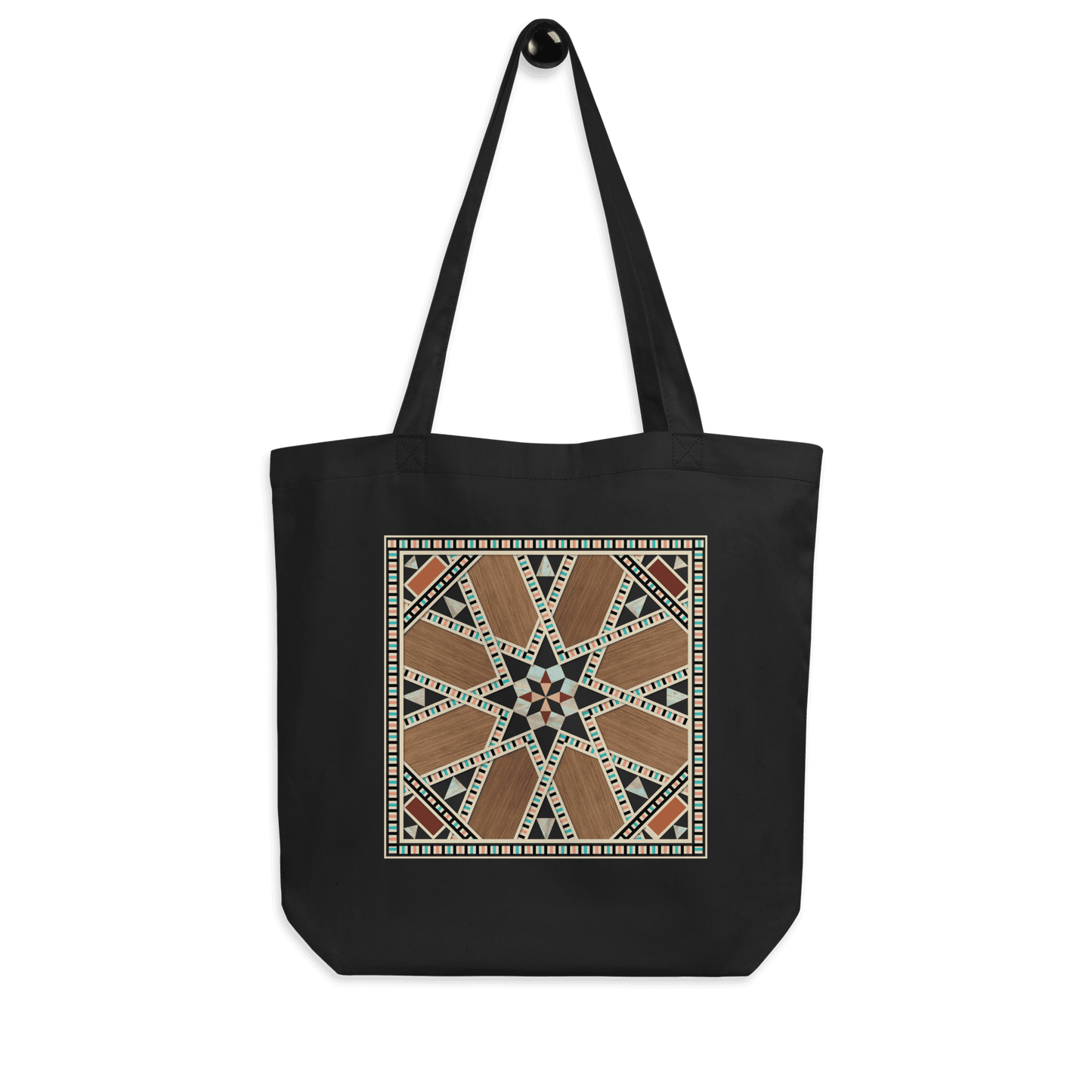 Syrian Mosaic Arabesque Tote Bag