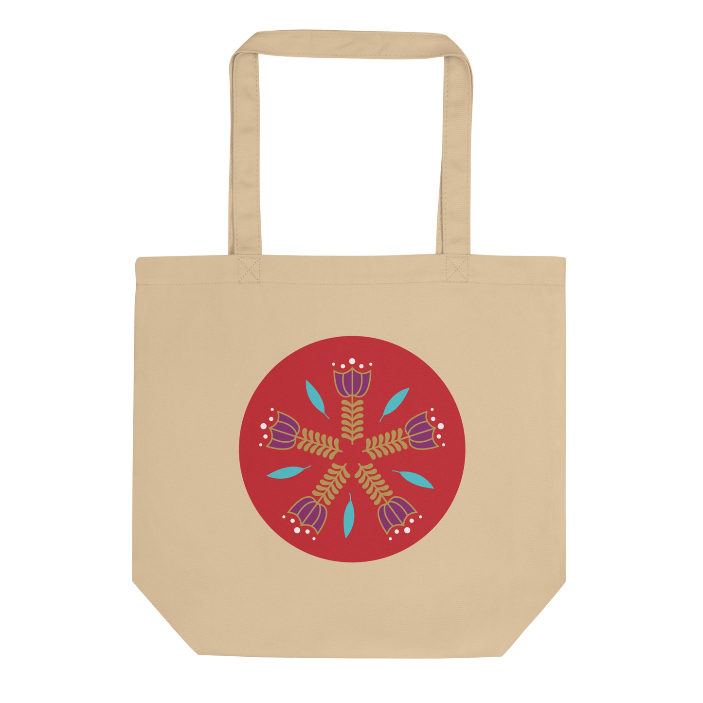 Lebanese Kahwa Flower Patch Eco Tote Bag