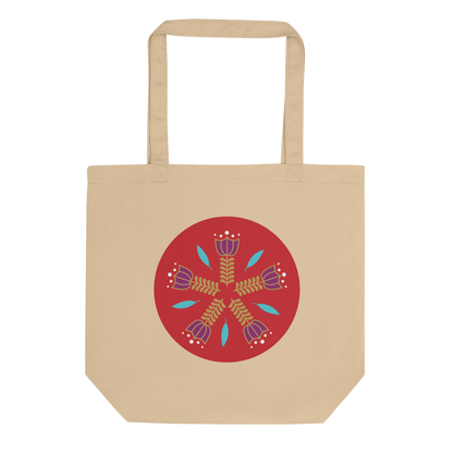 Lebanese Kahwa Flower Patch Eco Tote Bag