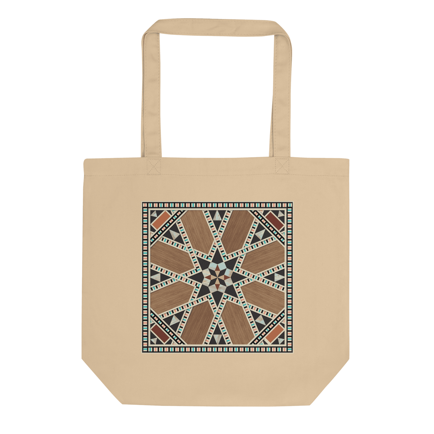 Syrian Mosaic Arabesque Tote Bag