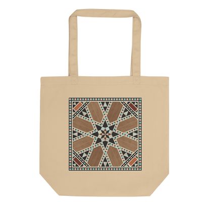 Syrian Mosaic Arabesque Tote Bag
