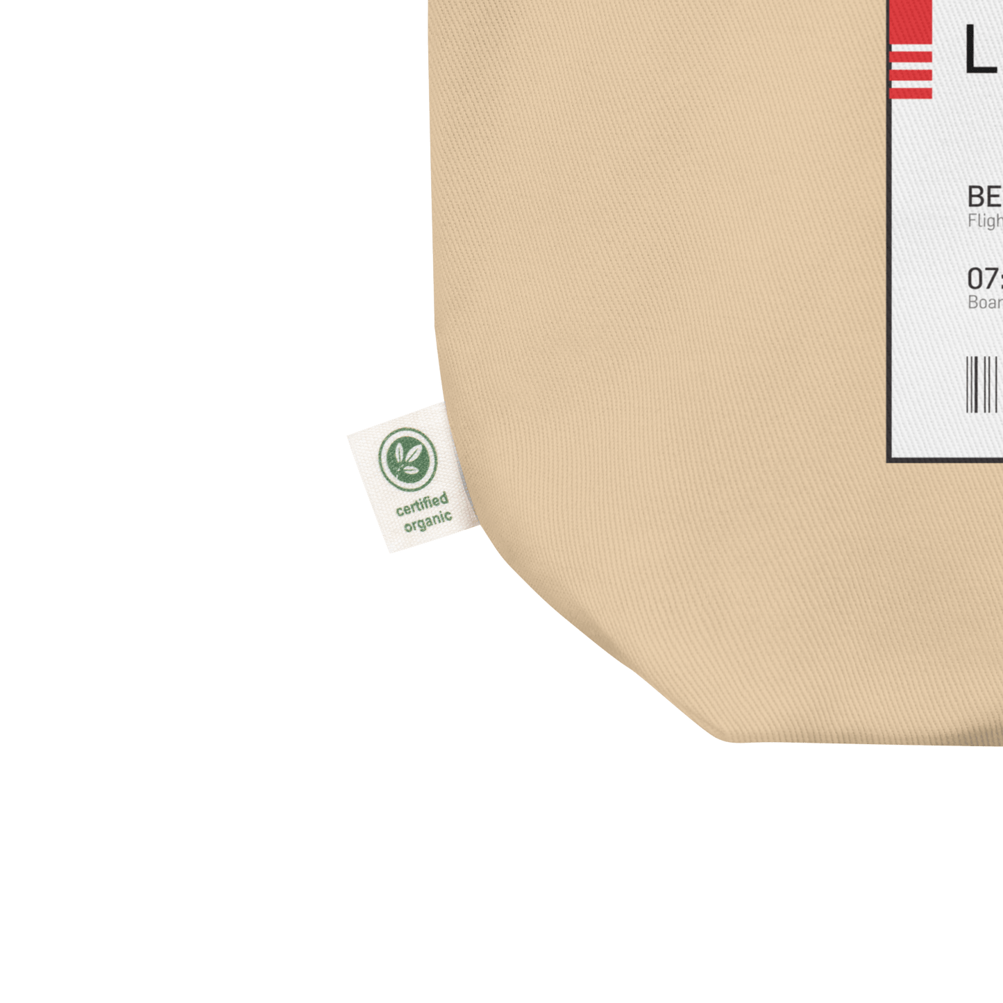 Lebanese Beirut Boarding Pass Tote Bag