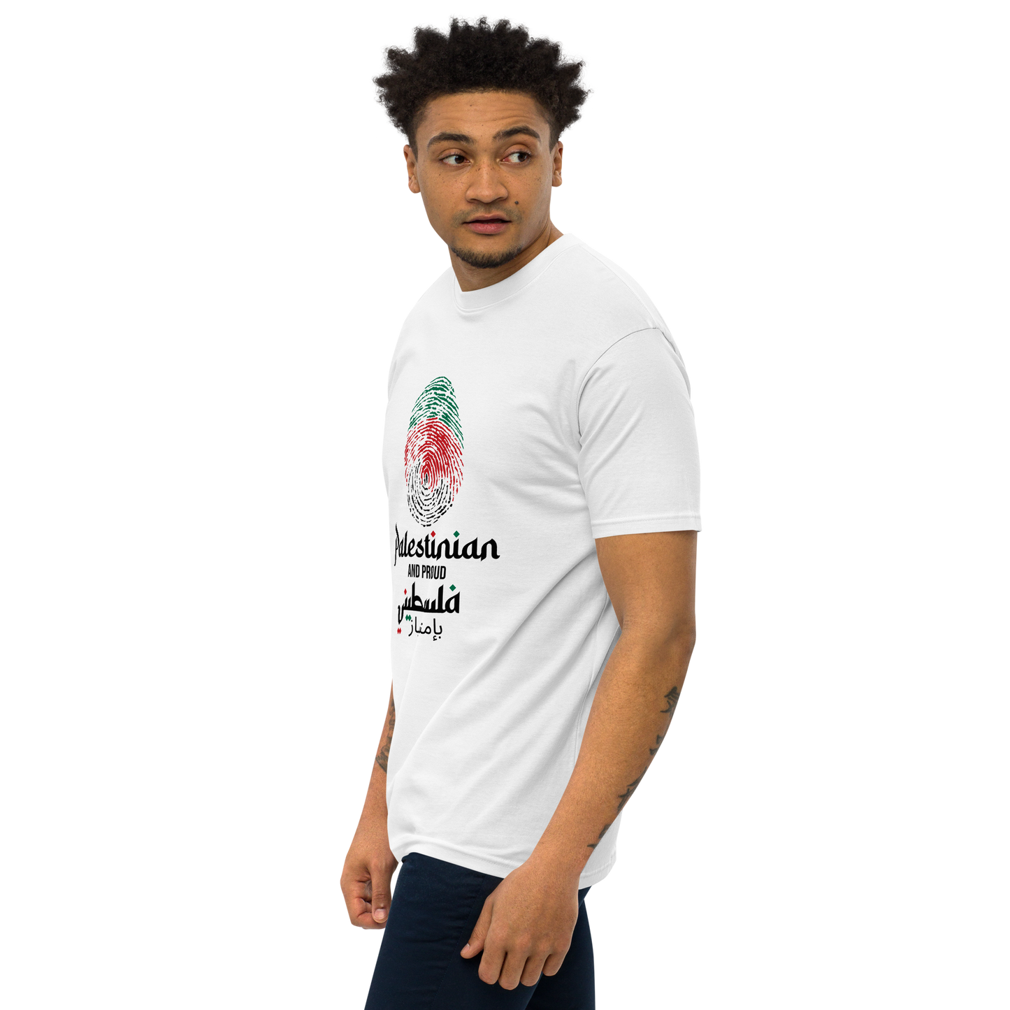 Palestinian Fingerprint Men's Tee