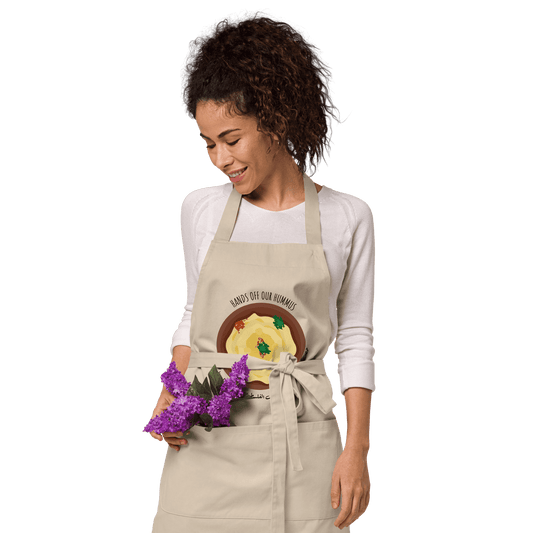 Hand Off Our Hummus Organic Cotton Apron