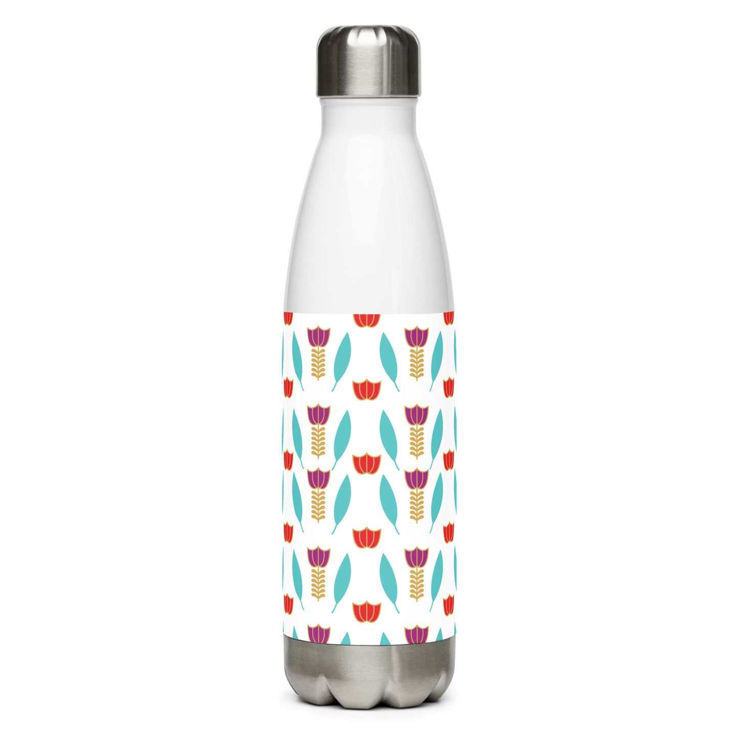 Lebanese Coffee Flower Pattern Water Bottle