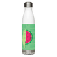 Palestine Watermelon Tatreez Map Water Bottle