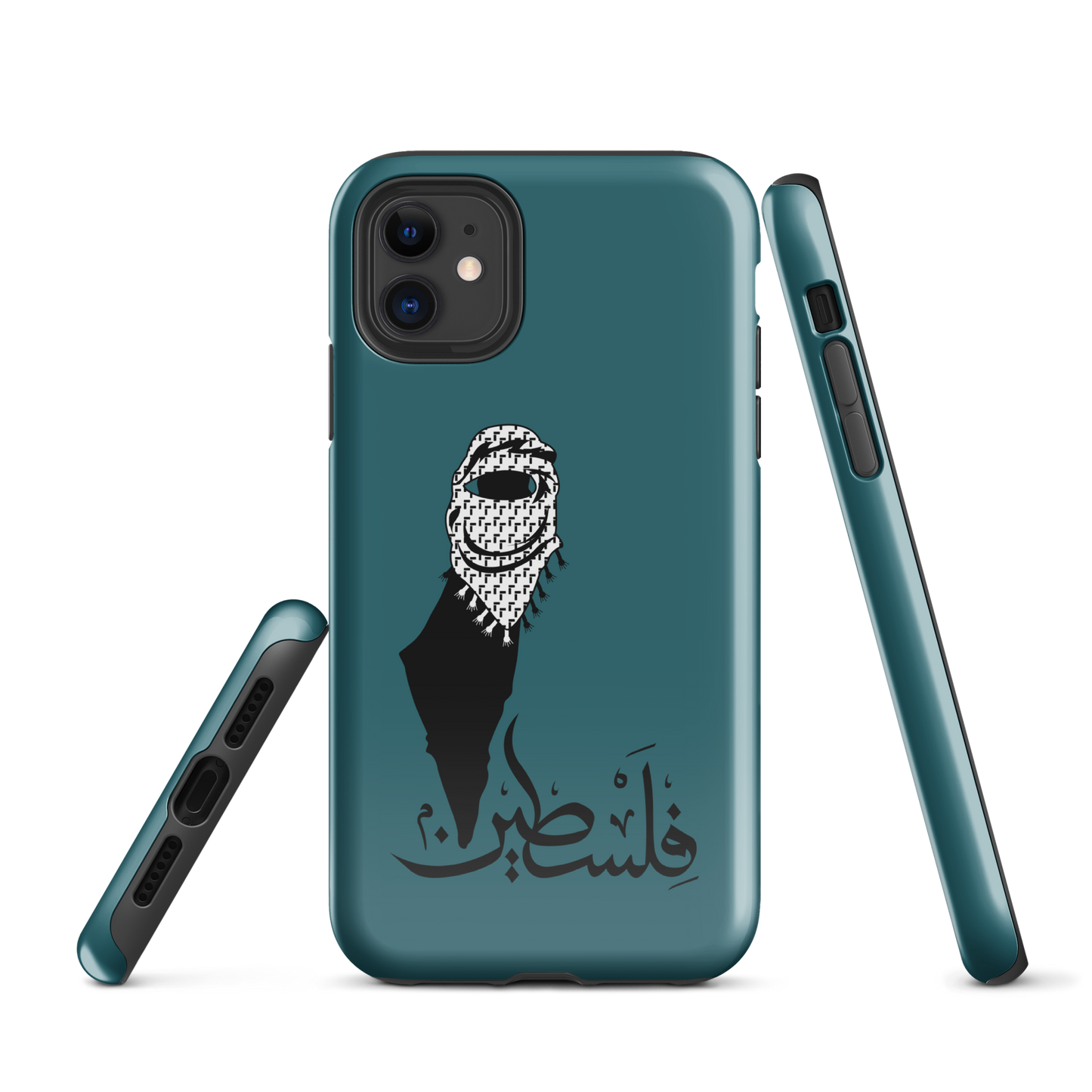 Palestine Map Scarf Tough iPhone Case