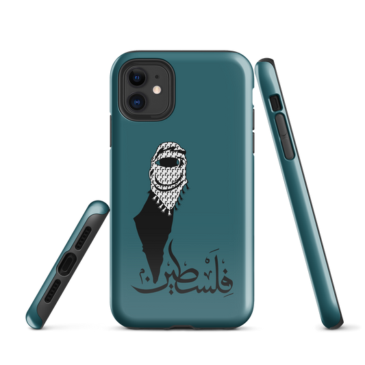 Palestine Map Scarf Tough iPhone Case