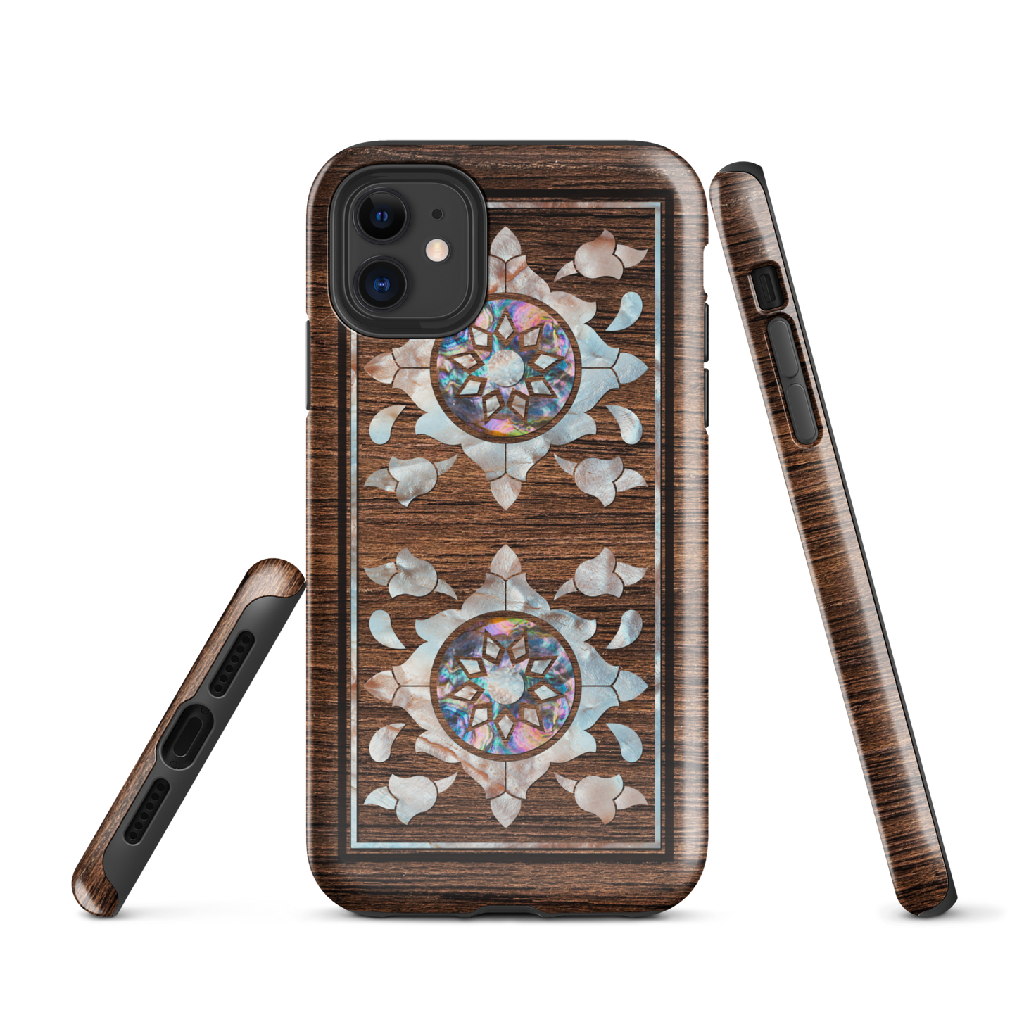 Syrian Mozaic Arabesque Floral Pearl Tough iPhone Cover