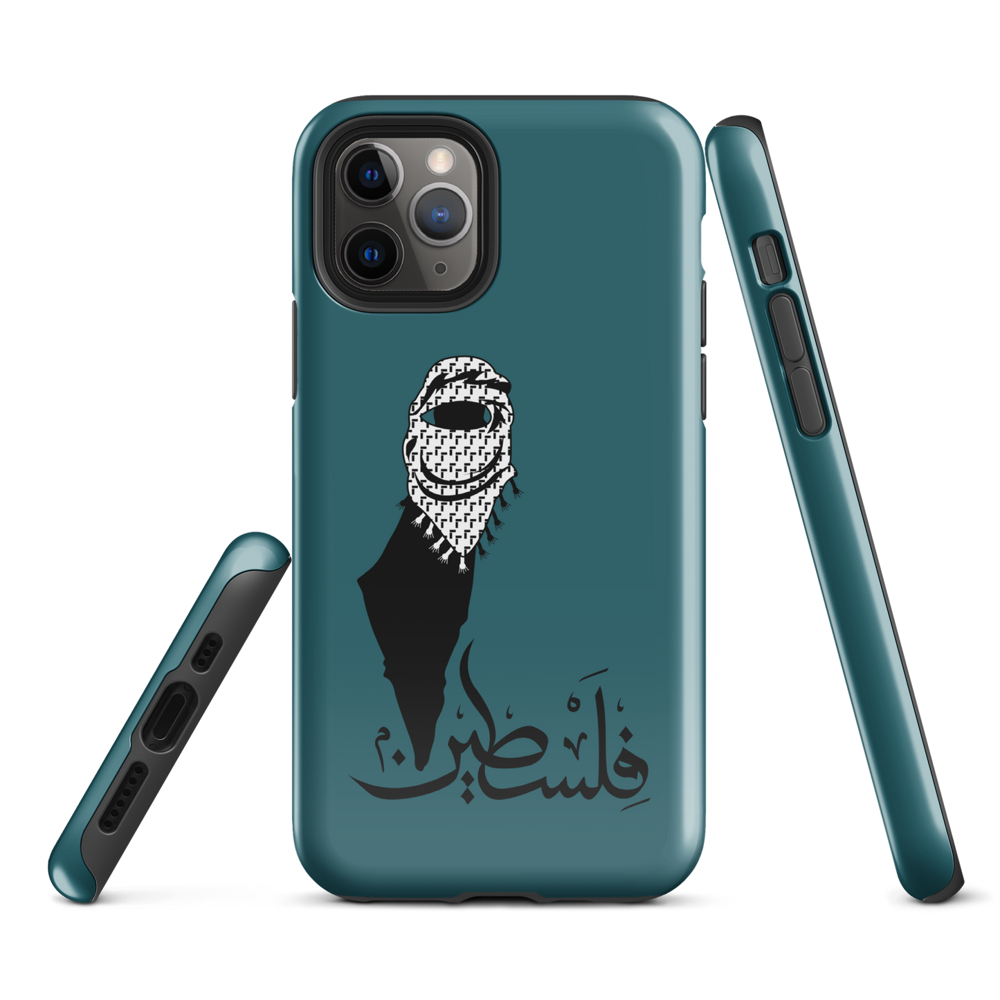 Palestine Map Scarf Tough iPhone Case