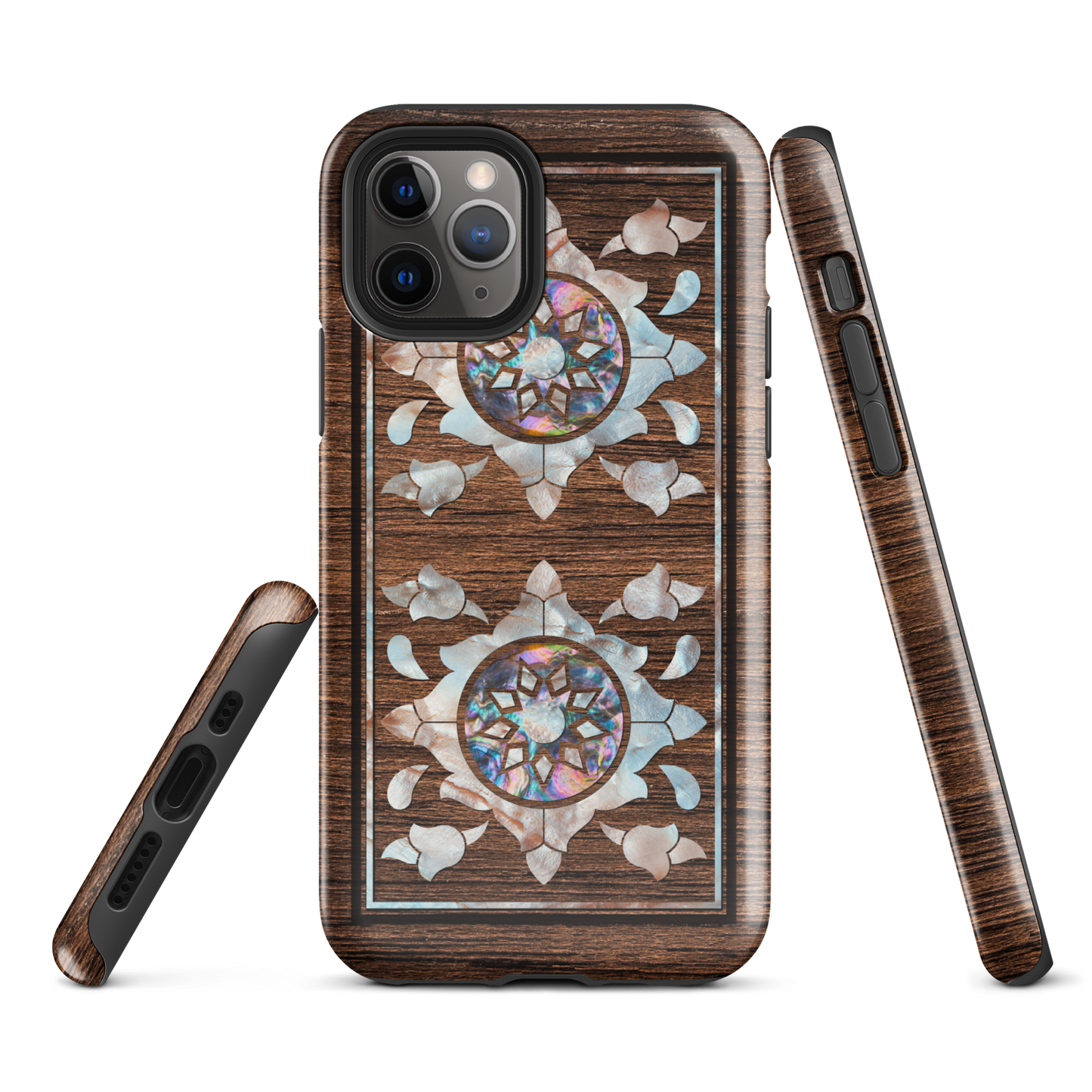 Syrian Mozaic Arabesque Floral Pearl Tough iPhone Cover