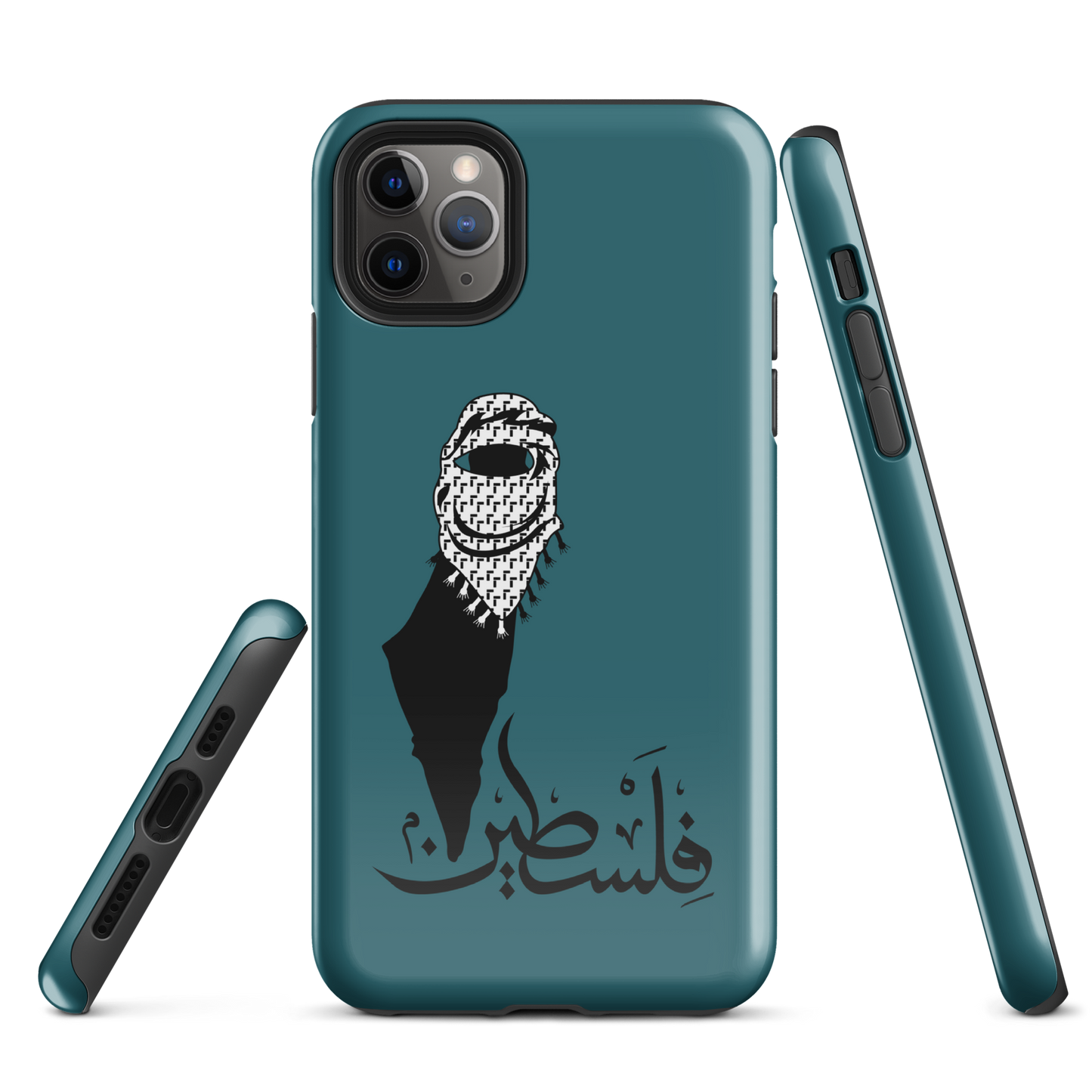 Palestine Map Scarf Tough iPhone Case