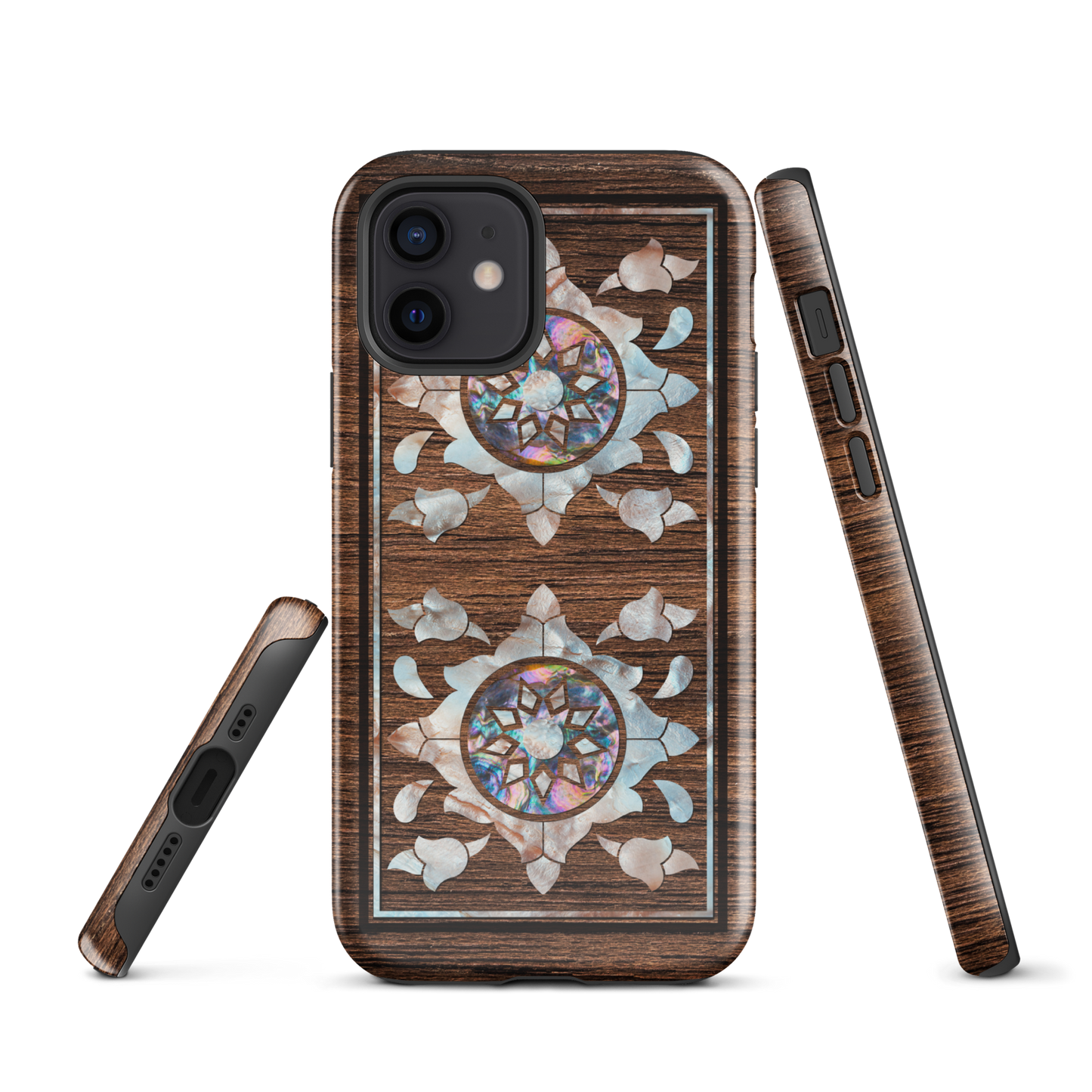 Syrian Mozaic Arabesque Floral Pearl Tough iPhone Cover