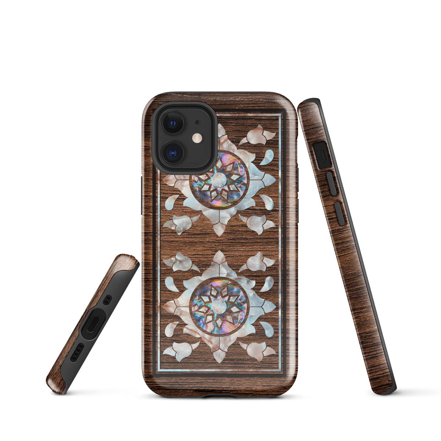 Syrian Mozaic Arabesque Floral Pearl Tough iPhone Cover