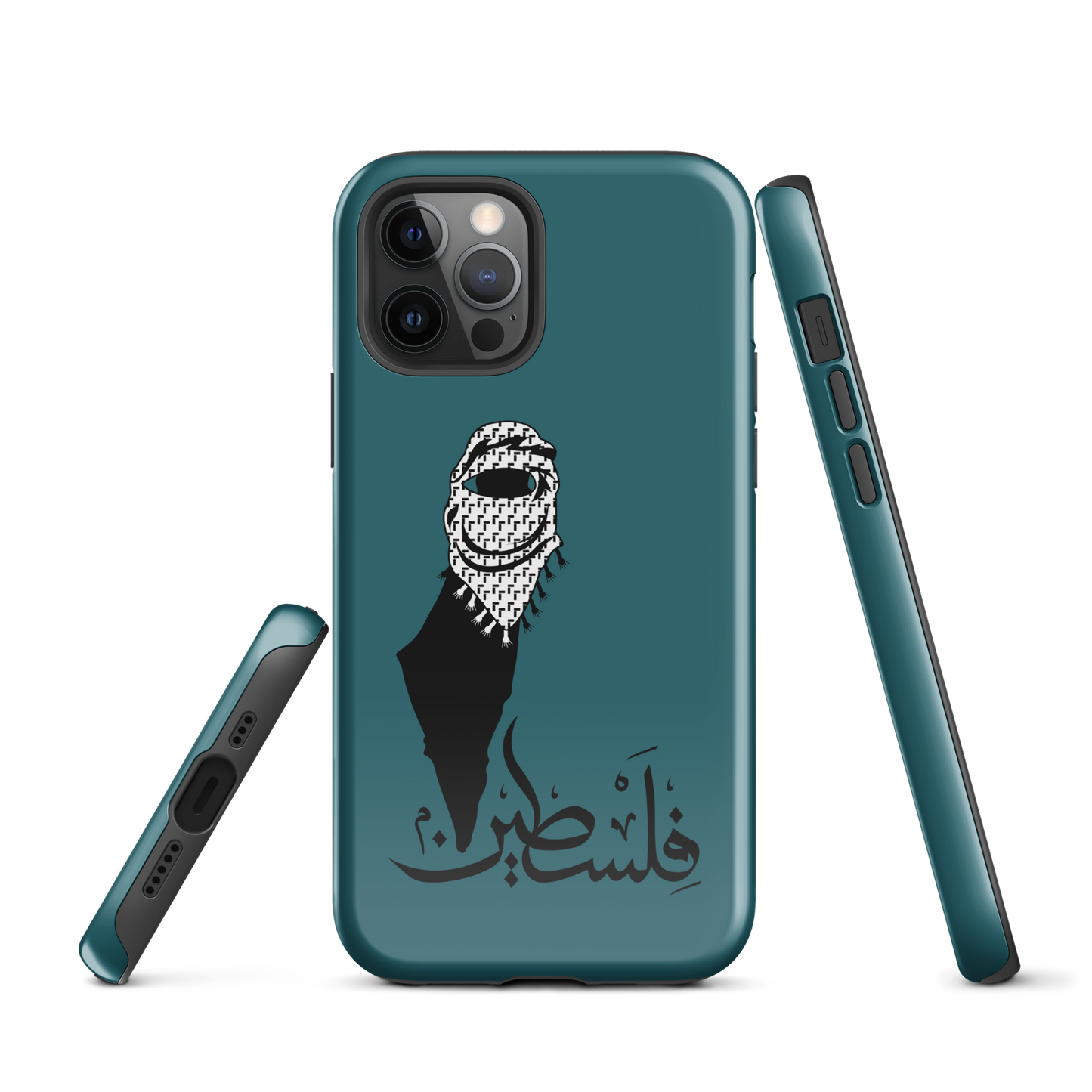 Palestine Map Scarf Tough iPhone Case