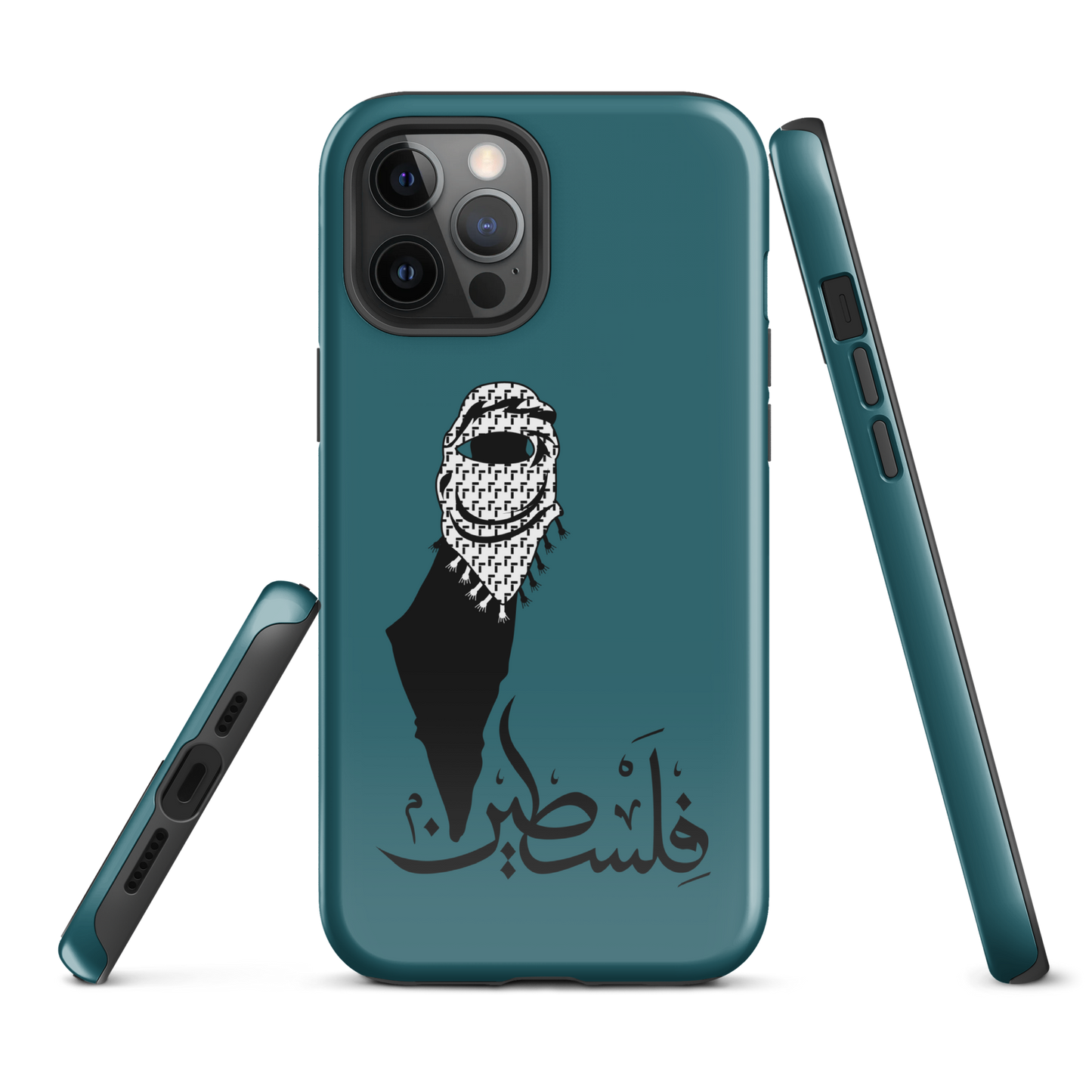 Palestine Map Scarf Tough iPhone Case