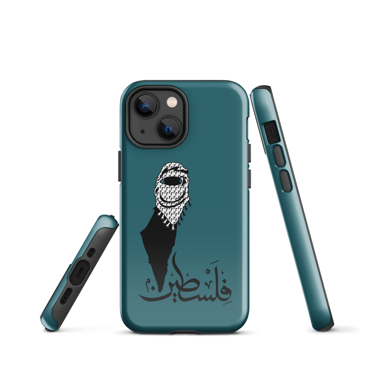 Palestine Map Scarf Tough iPhone Case