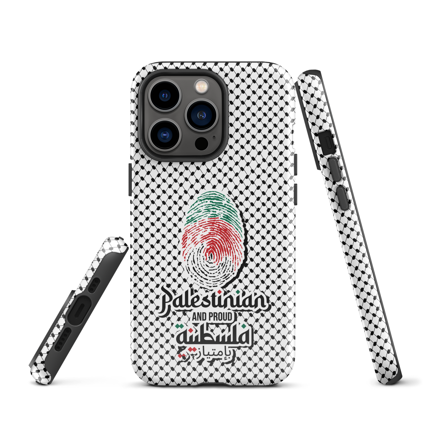 Palestine Falstinieh Fingerprint Tough iPhone Case