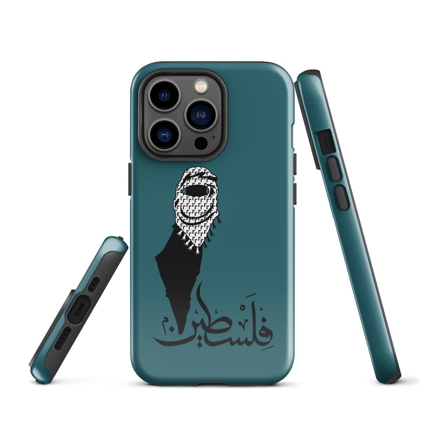 Palestine Map Scarf Tough iPhone Case