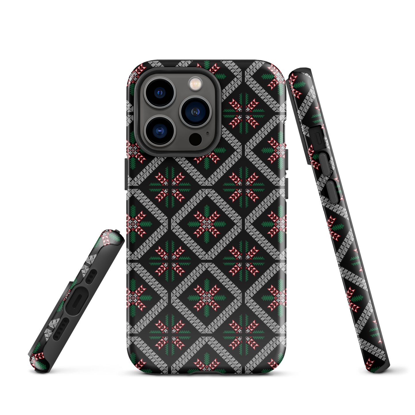 Palestinian Tatriz Pattern Tough iPhone Case