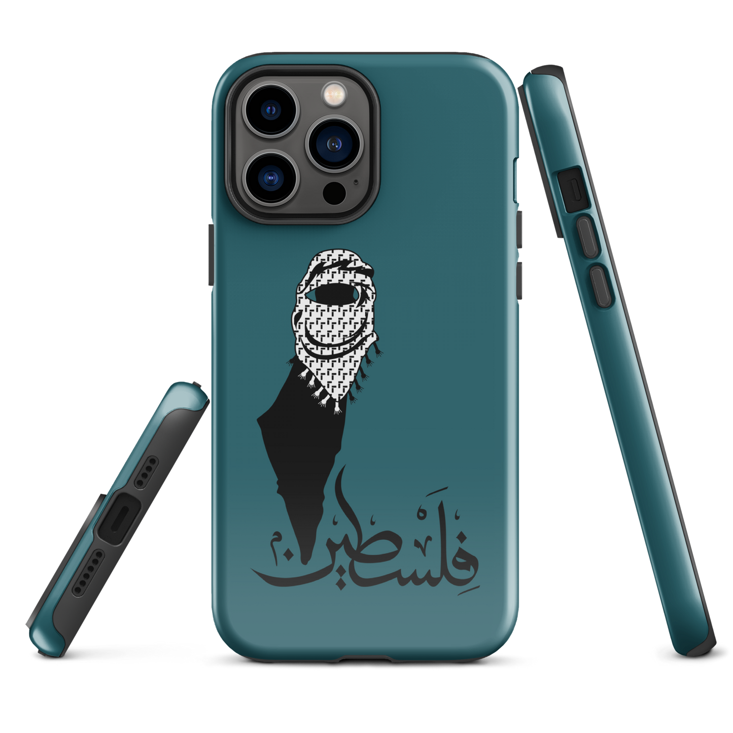 Palestine Map Scarf Tough iPhone Case