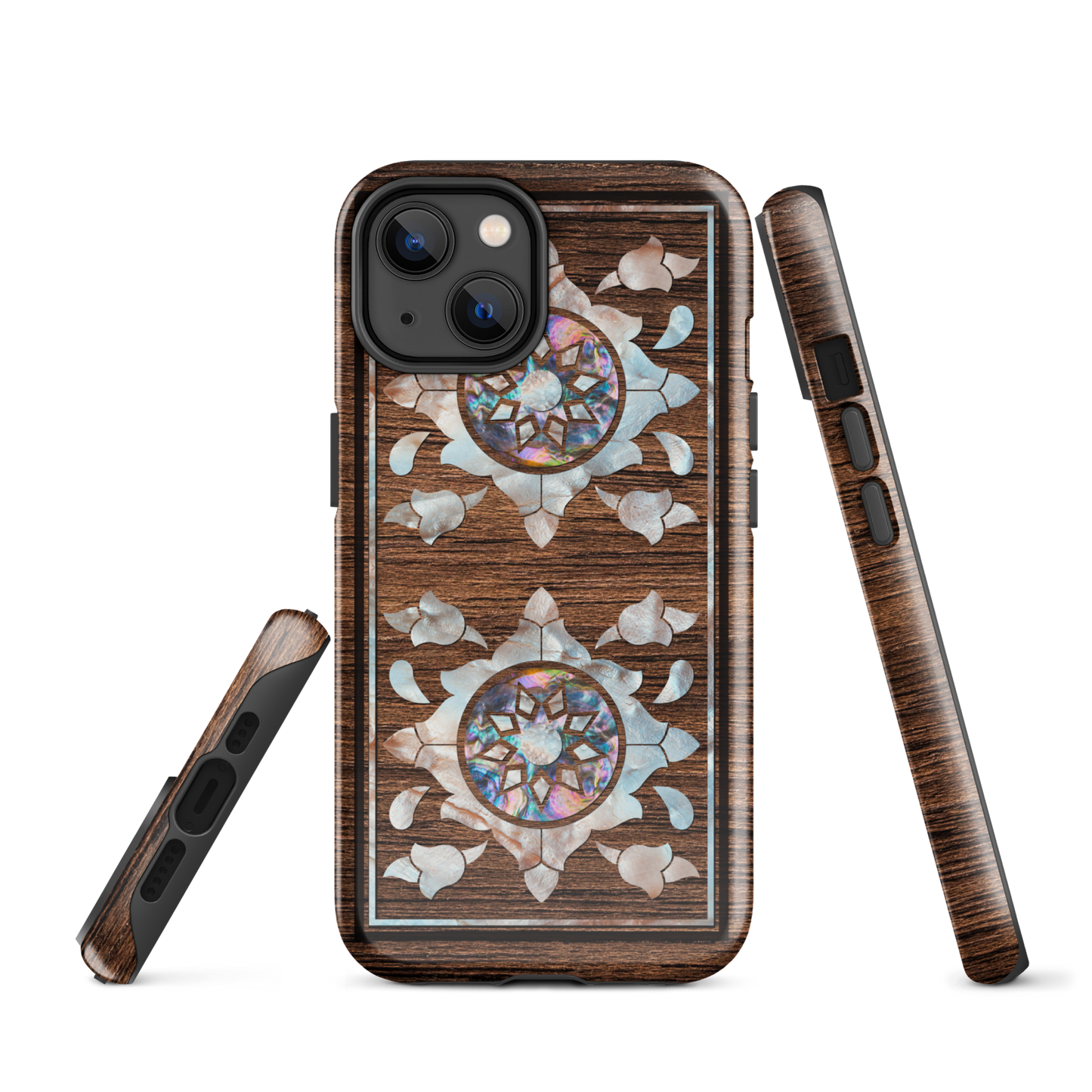 Syrian Mozaic Arabesque Floral Pearl Tough iPhone Cover