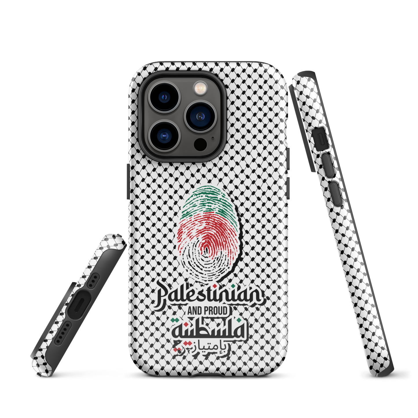 Palestine Falstinieh Fingerprint Tough iPhone Case