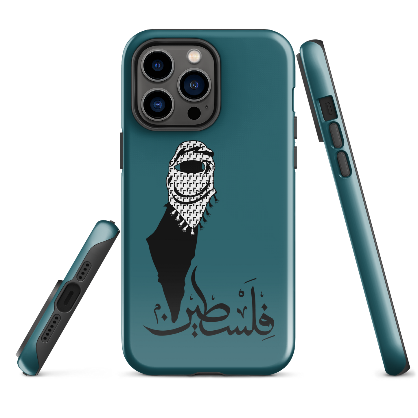 Palestine Map Scarf Tough iPhone Case