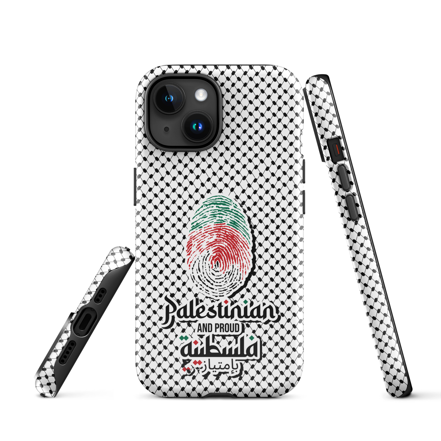 Palestine Falstinieh Fingerprint Tough iPhone Case