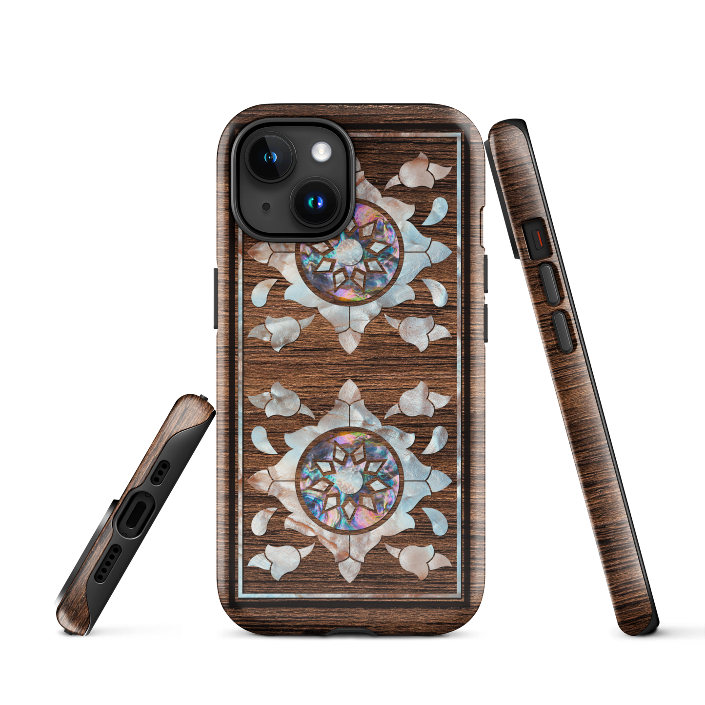 Syrian Mozaic Arabesque Floral Pearl Tough iPhone Cover