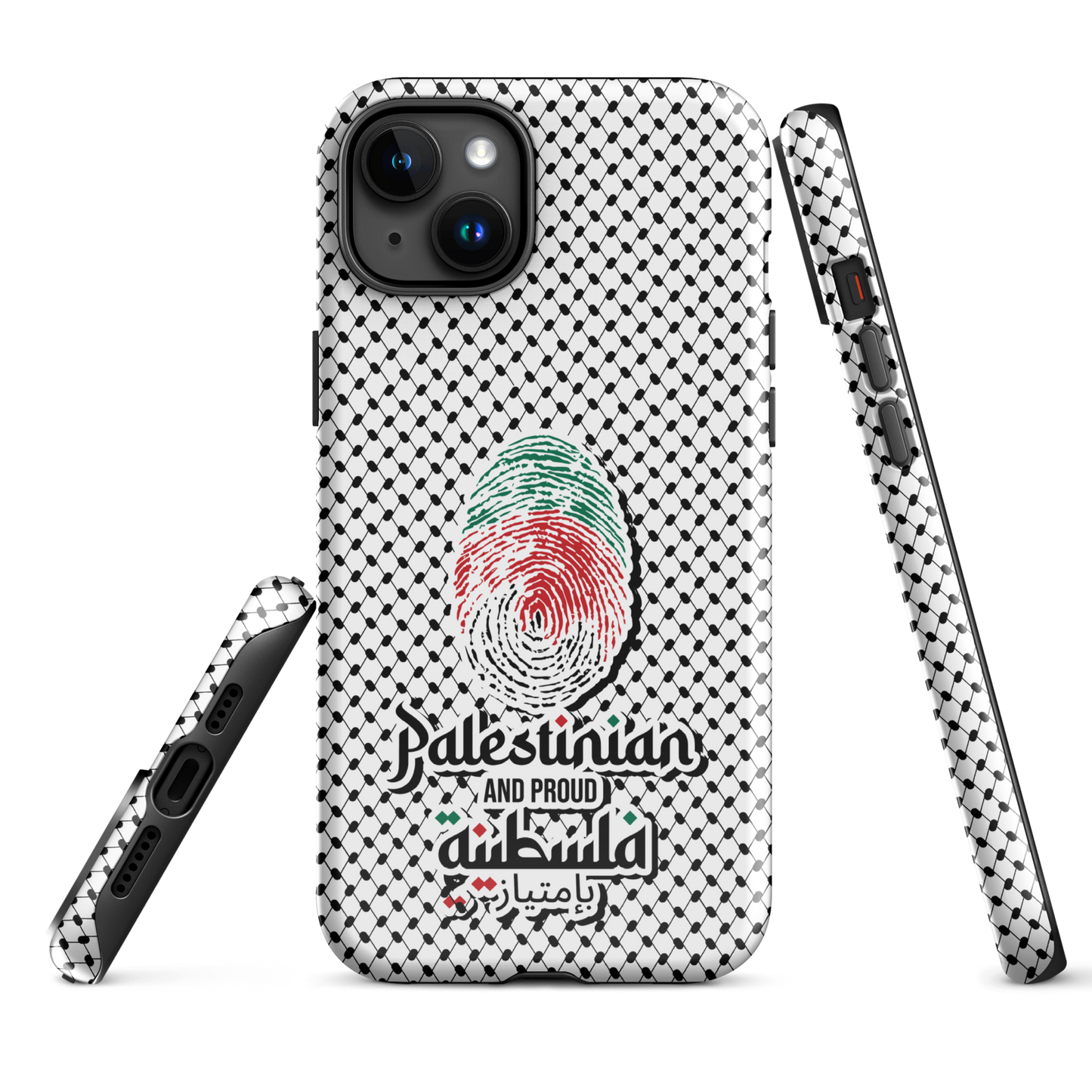 Palestine Falstinieh Fingerprint Tough iPhone Case