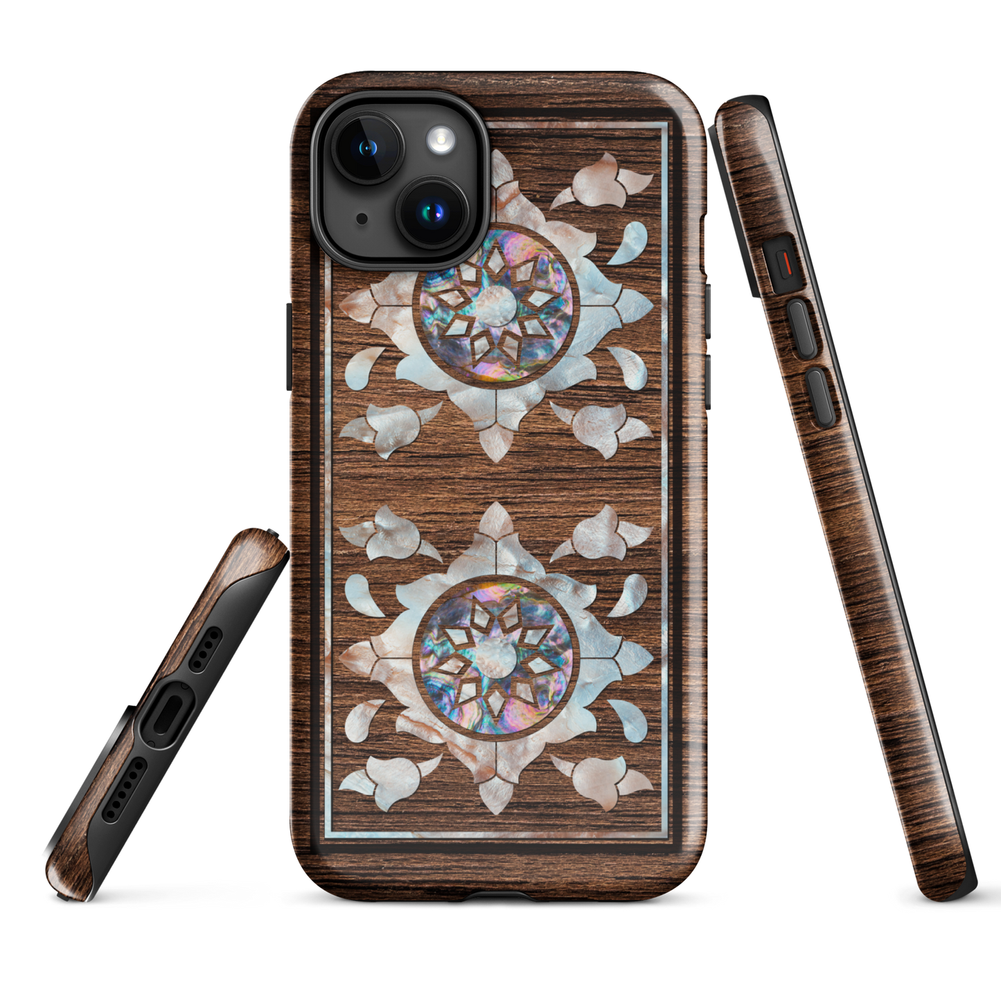 Syrian Mozaic Arabesque Floral Pearl Tough iPhone Cover